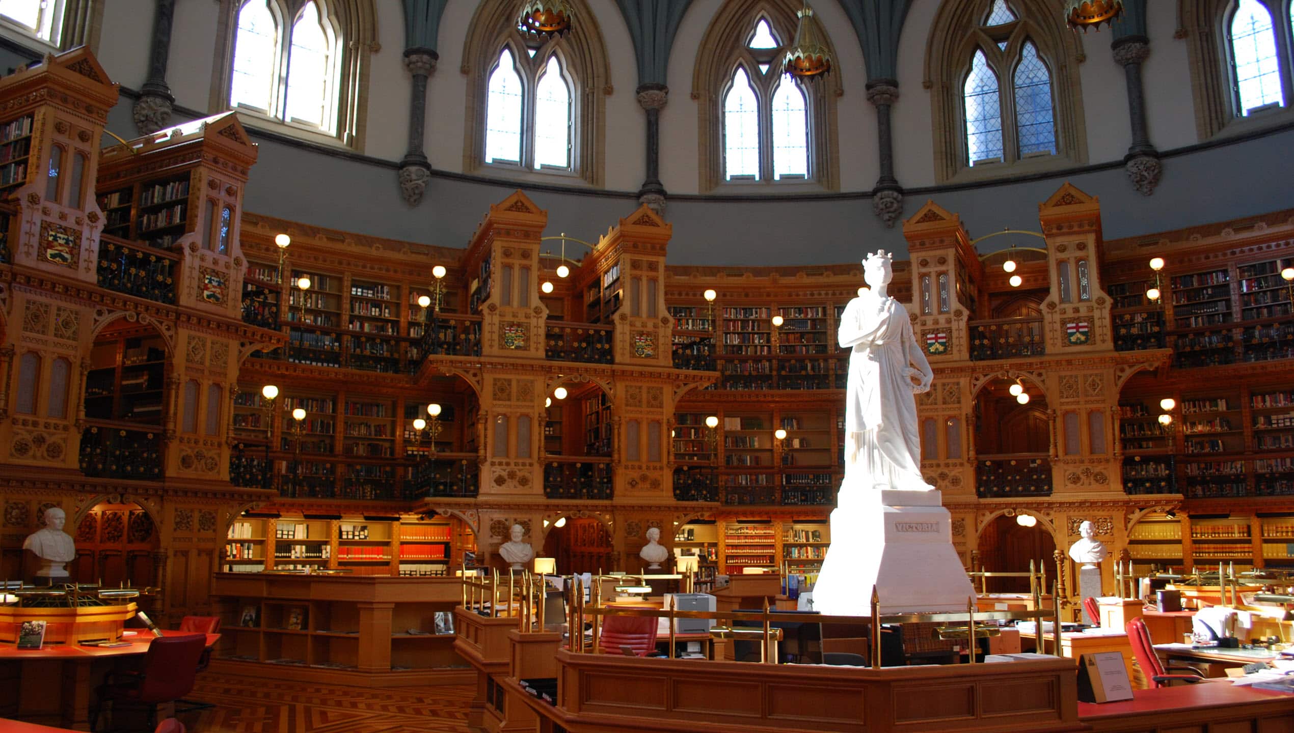 Ottawa Parliament Hill - Bibliothèque